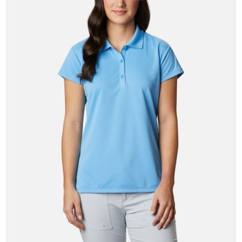 Columbia PFG Innisfree Short Sleeve, Polo Azules Para Mujer | 872306-LGD